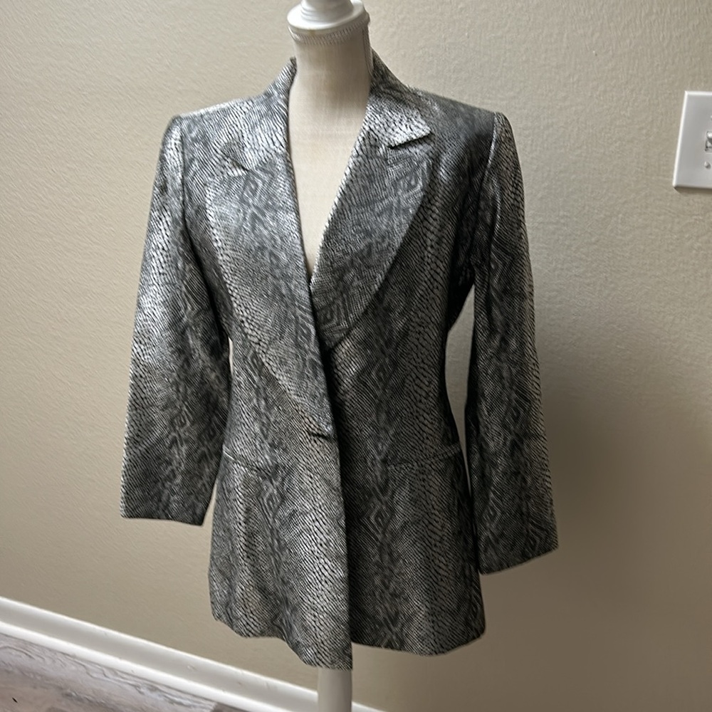 Snake print Pantsuit by Eva Polini Couture
